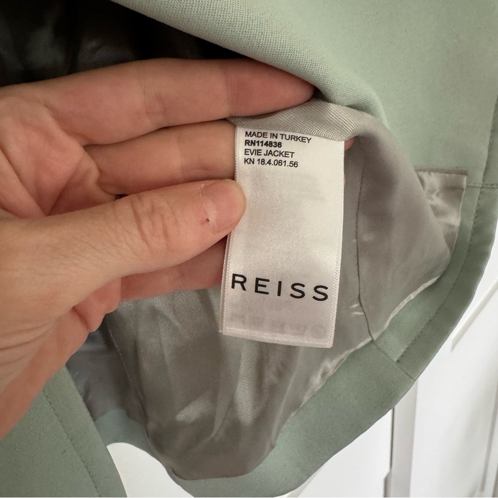 Reiss Womens Green Blazer - Picture 7 of 9